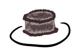 Triple Chocolate Dinner Cake
